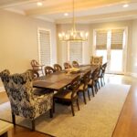 Cheryl Roman Shades in Dining Room- website